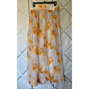🌼 Sheer Floral Skirt 🌼
